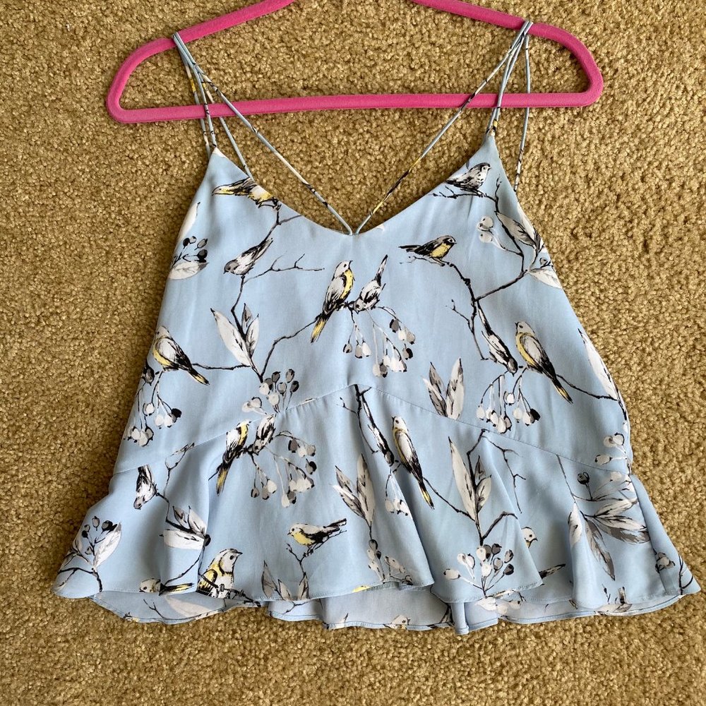 Flowy Blue Tank Top - Picture 2 of 4